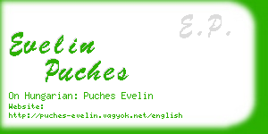 evelin puches business card